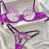 Mesh Underwire Lingerie Set