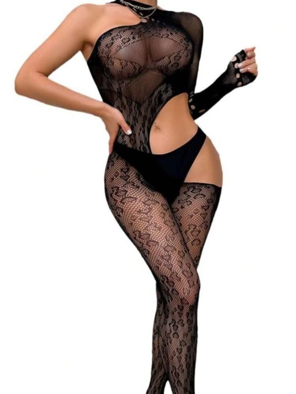 Sexy Mesh Bodysuit - Image 4